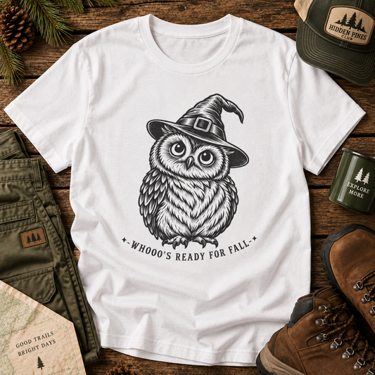 Witch Owl Halloween T-Shirt