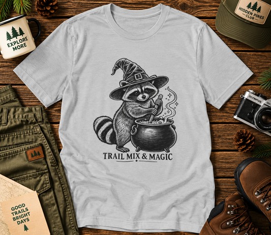 Trail Mix & Magic Raccoon T-Shirt