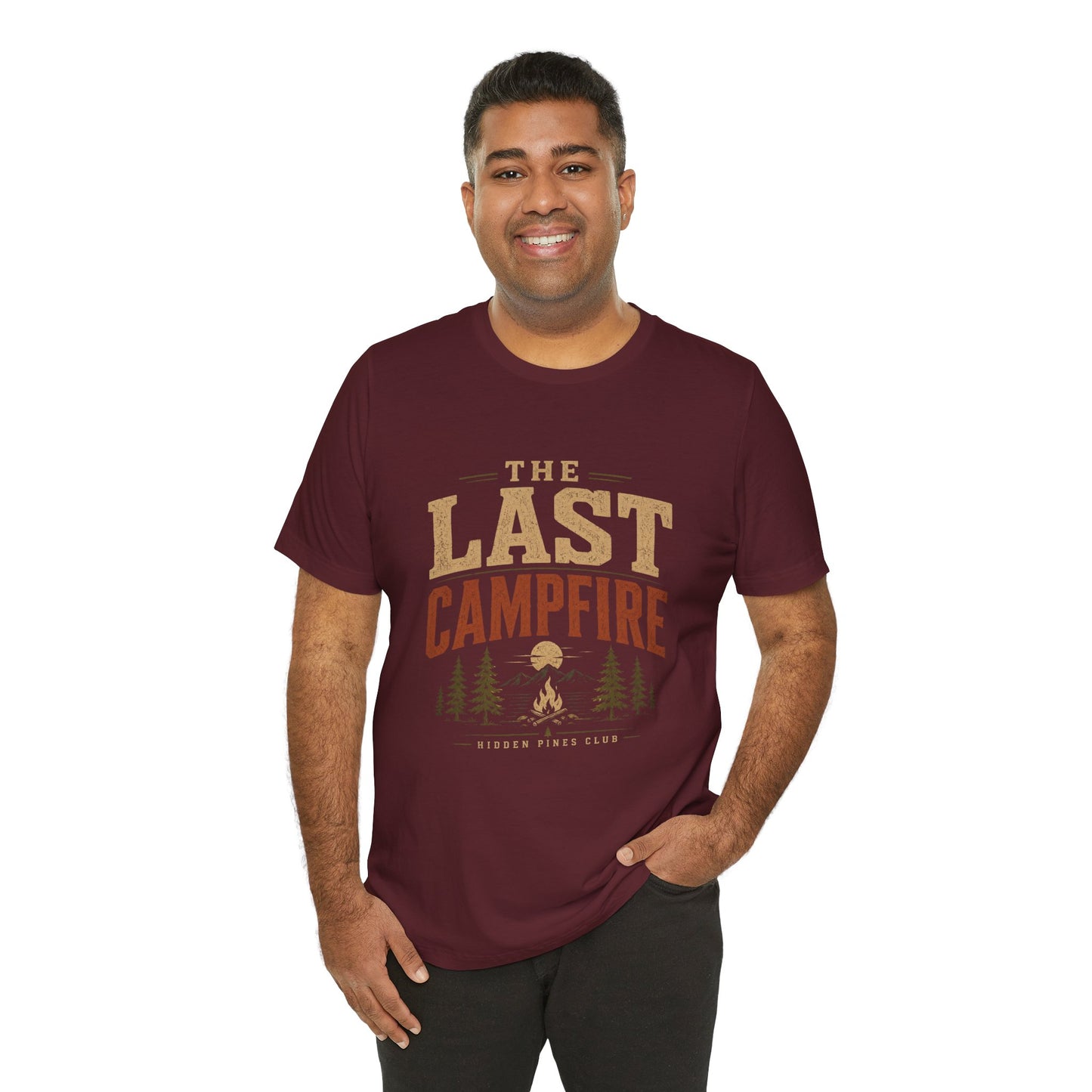 The Last Campfire Vintage Outdoor T-Shirt | Hidden Pines Club