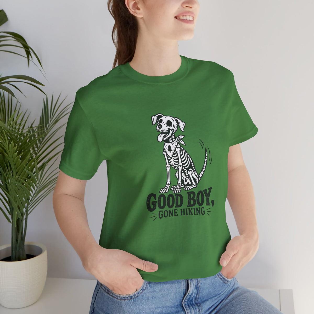 Dog Skeleton Hiking T-Shirt