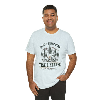 Trail Keeper Vintage Outdoor T-Shirt | Hidden Pines Club Adventure Tee