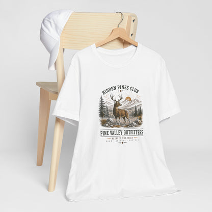Pine Valley Outfitters Deer T-Shirt | Vintage Hunting & Outdoor Graphic Tee