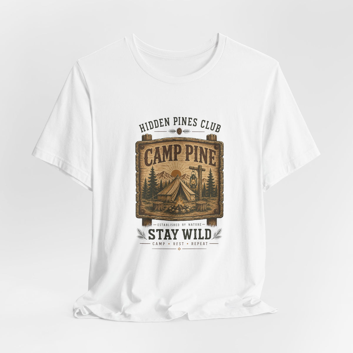 Camp Pine "Stay Wild" T-Shirt
