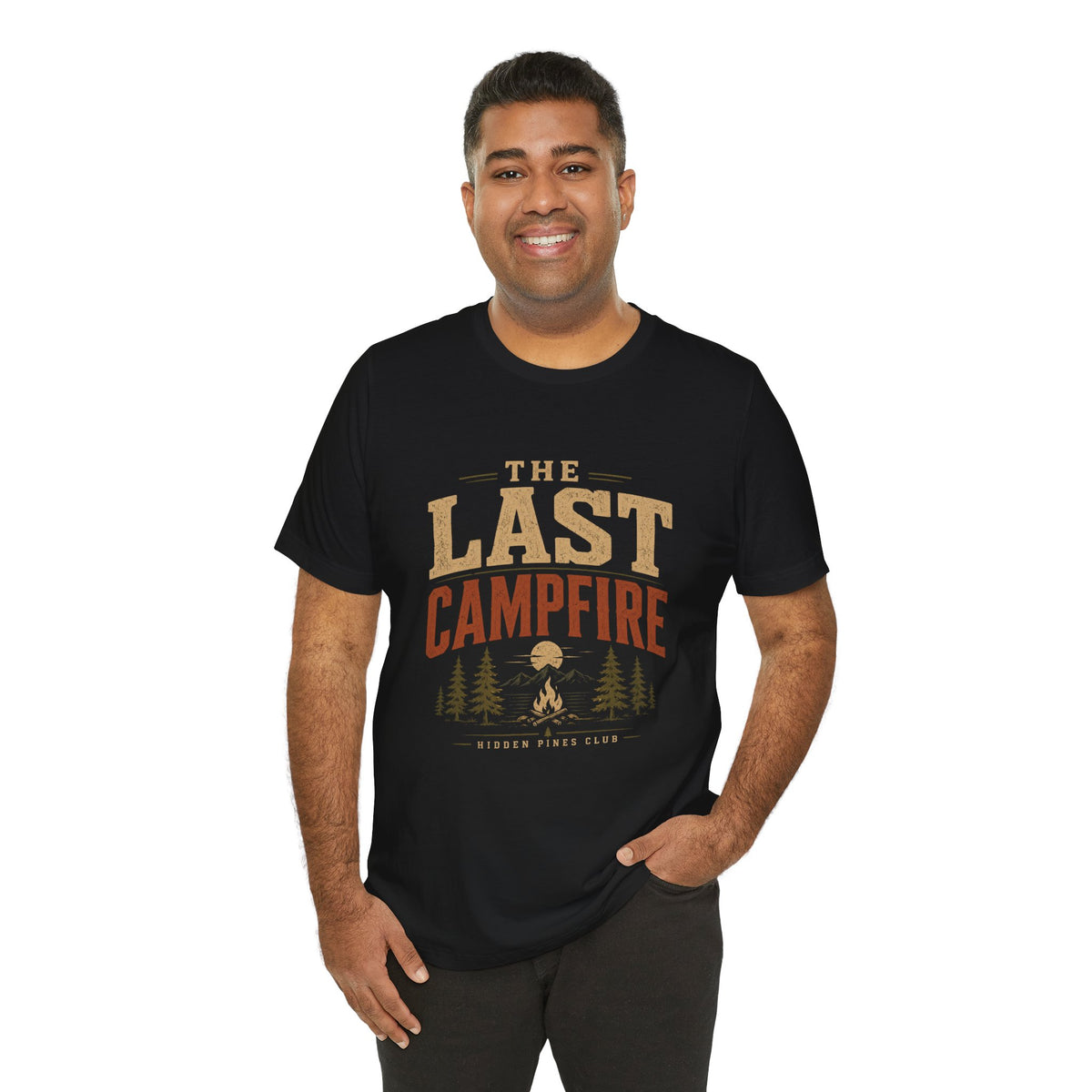 The Last Campfire Vintage Outdoor T-Shirt | Hidden Pines Club