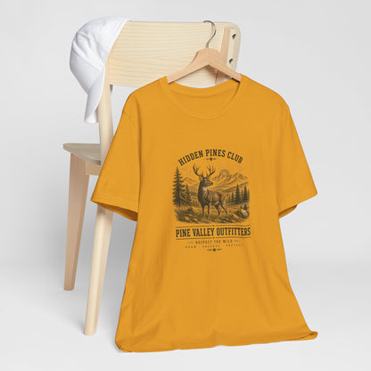 Pine Valley Outfitters Deer T-Shirt | Vintage Hunting & Outdoor Graphic Tee