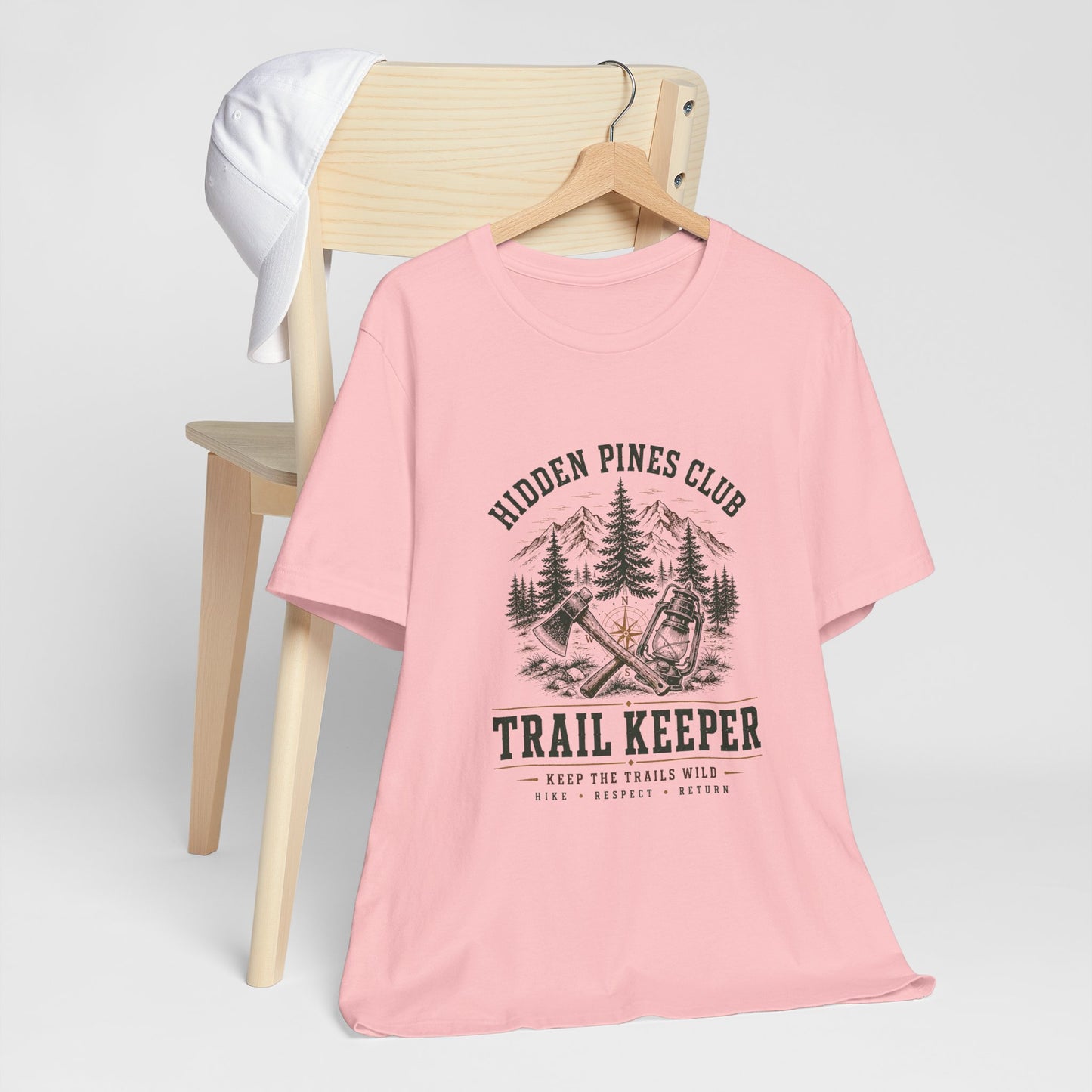 Trail Keeper Vintage Outdoor T-Shirt | Hidden Pines Club Adventure Tee