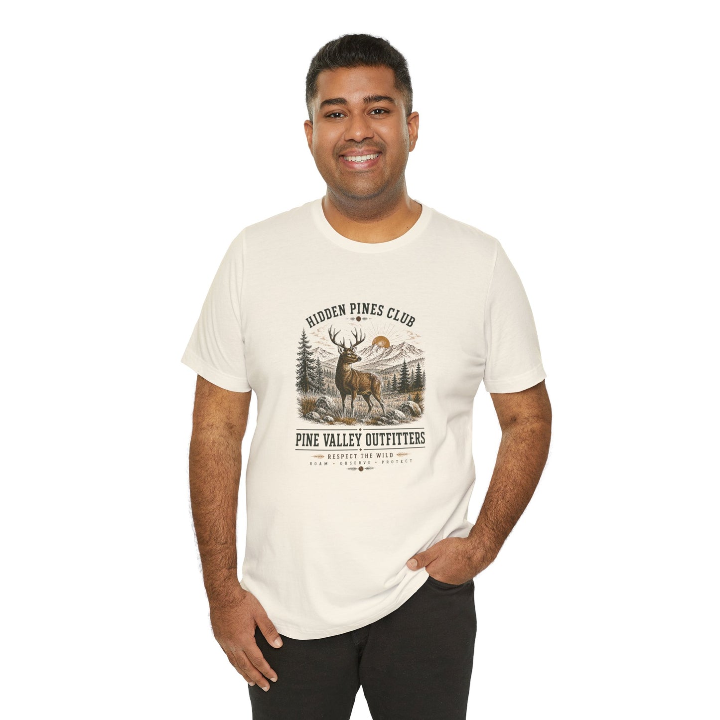 Pine Valley Outfitters Deer T-Shirt | Vintage Hunting & Outdoor Graphic Tee