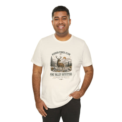 Pine Valley Outfitters Deer T-Shirt | Vintage Hunting & Outdoor Graphic Tee