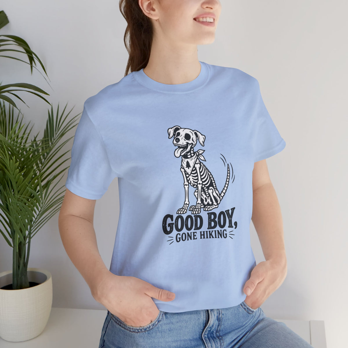 Dog Skeleton Hiking T-Shirt