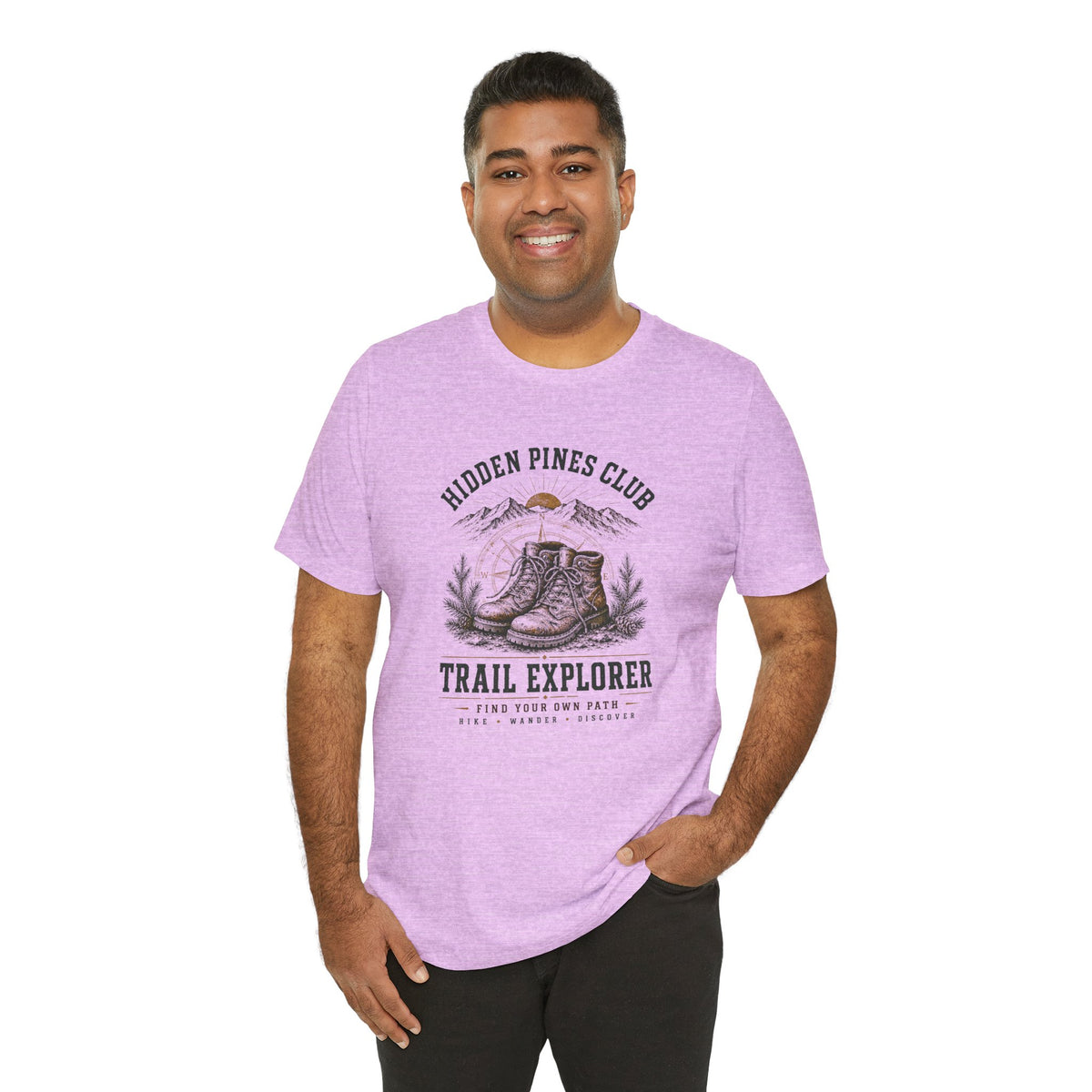 Trail Explorer Hiking T-Shirt | Vintage Outdoor Adventure Graphic Tee