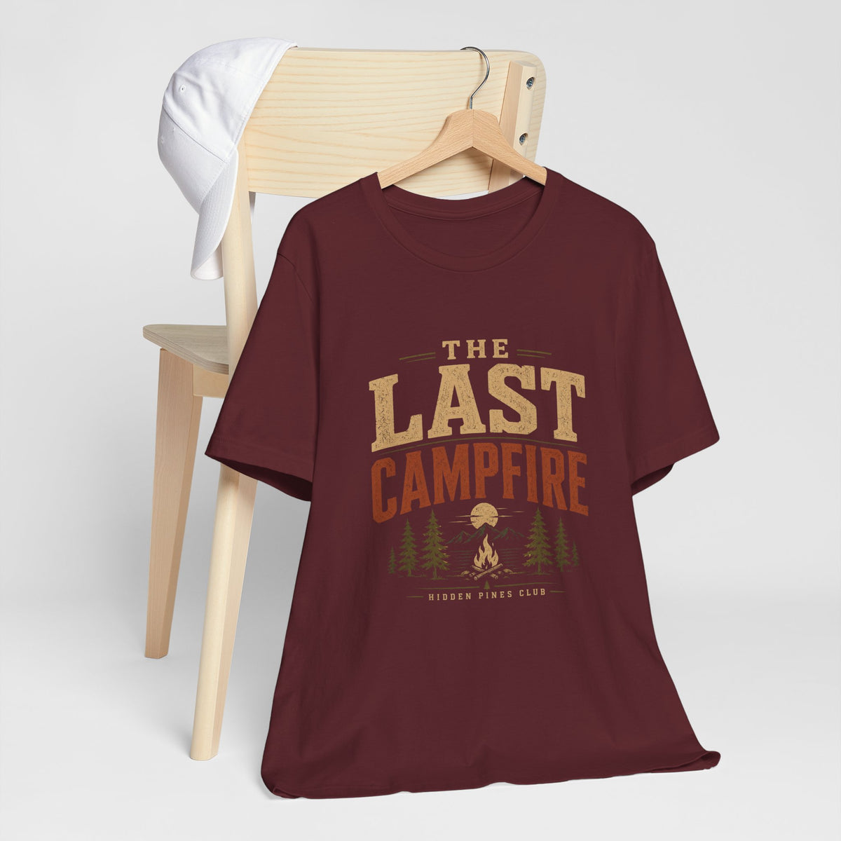 The Last Campfire Vintage Outdoor T-Shirt | Hidden Pines Club