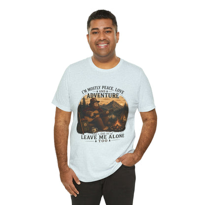 Mostly Peace, Love & Adventure Bigfoot Tee