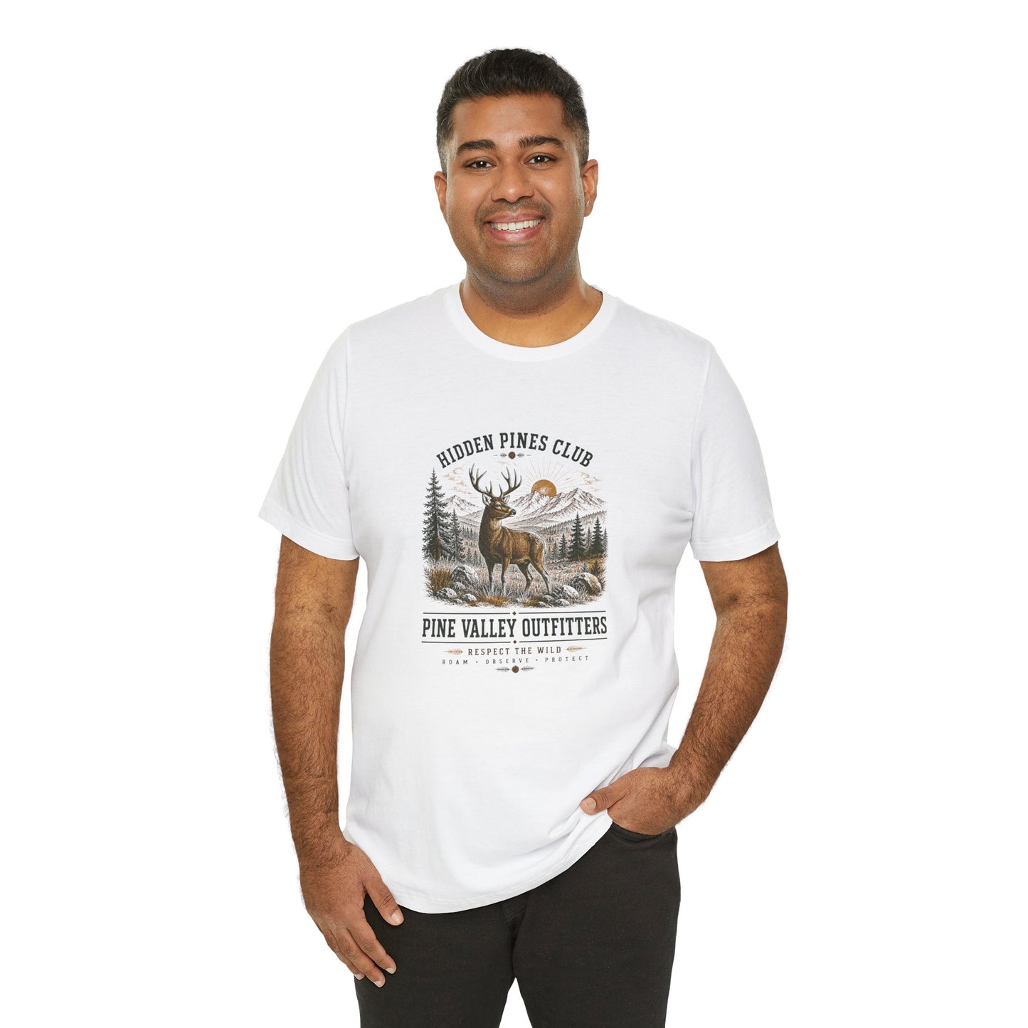 Pine Valley Outfitters Deer T-Shirt | Vintage Hunting & Outdoor Graphic Tee