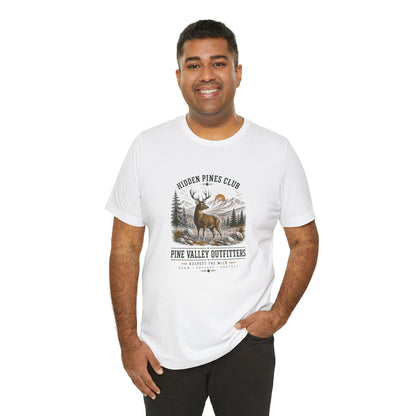 Pine Valley Outfitters Deer T-Shirt | Vintage Hunting & Outdoor Graphic Tee