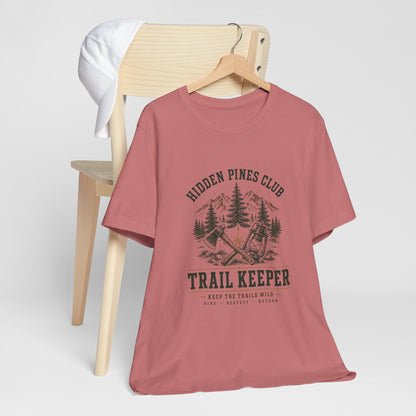 Trail Keeper Vintage Outdoor T-Shirt | Hidden Pines Club Adventure Tee
