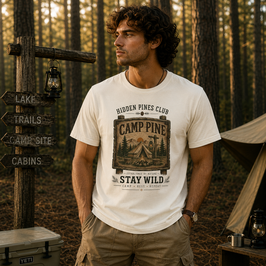 Camp Pine "Stay Wild" T-Shirt