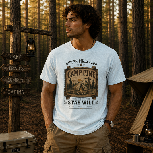 Camp Pine "Stay Wild" T-Shirt