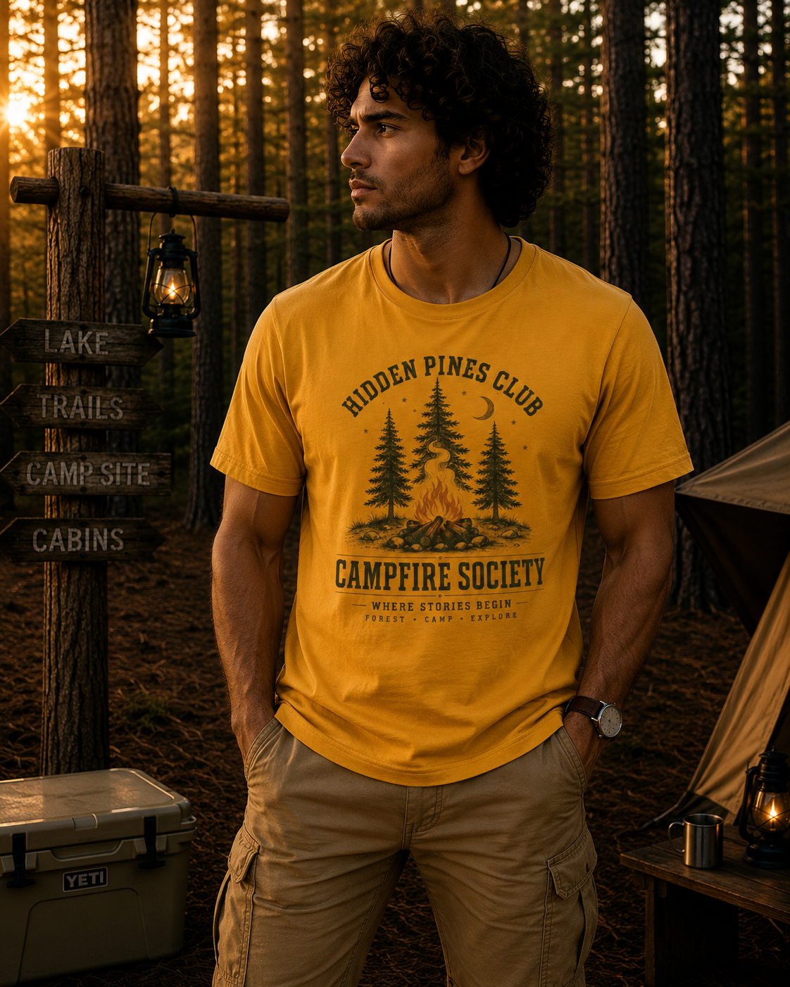 Campfire Society Vintage Outdoor T-Shirt