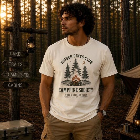 Campfire Society Vintage Outdoor T-Shirt