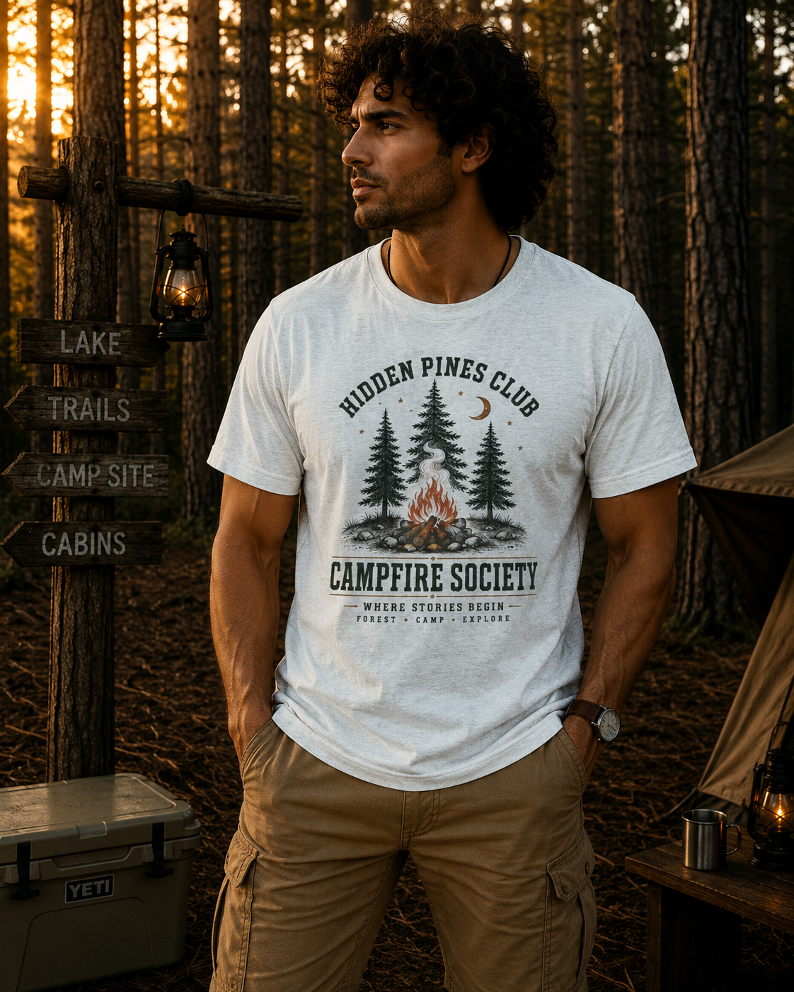 Campfire Society Vintage Outdoor T-Shirt