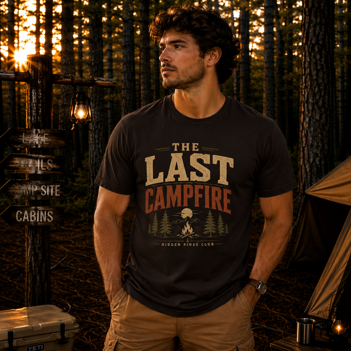 The Last Campfire Vintage Outdoor T-Shirt