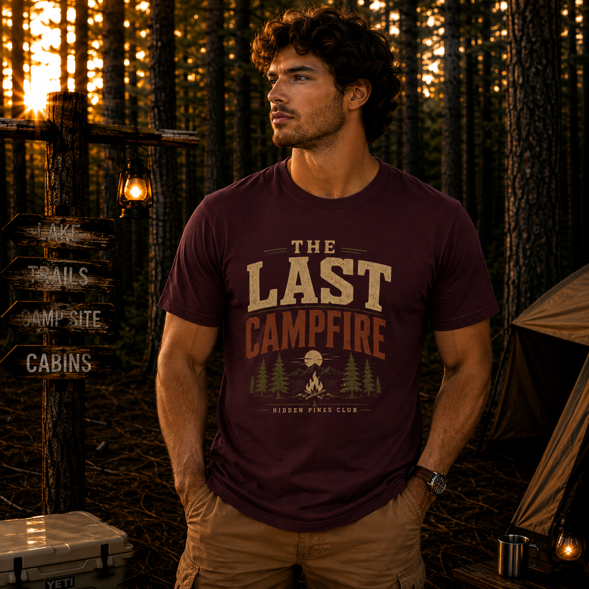The Last Campfire Vintage Outdoor T-Shirt