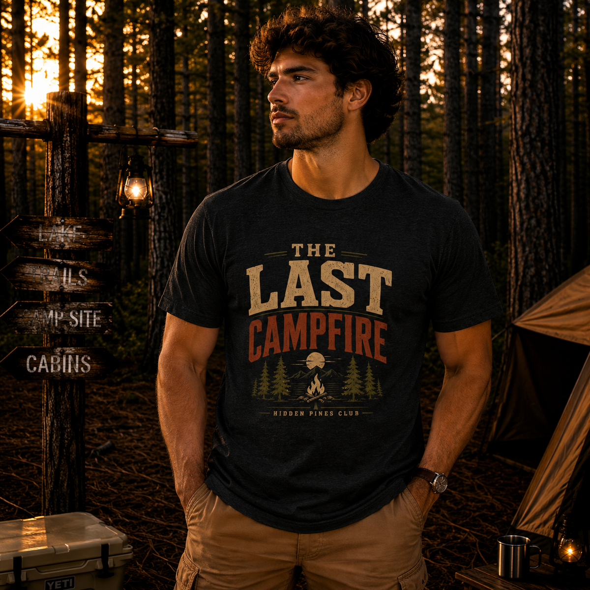 The Last Campfire Vintage Outdoor T-Shirt