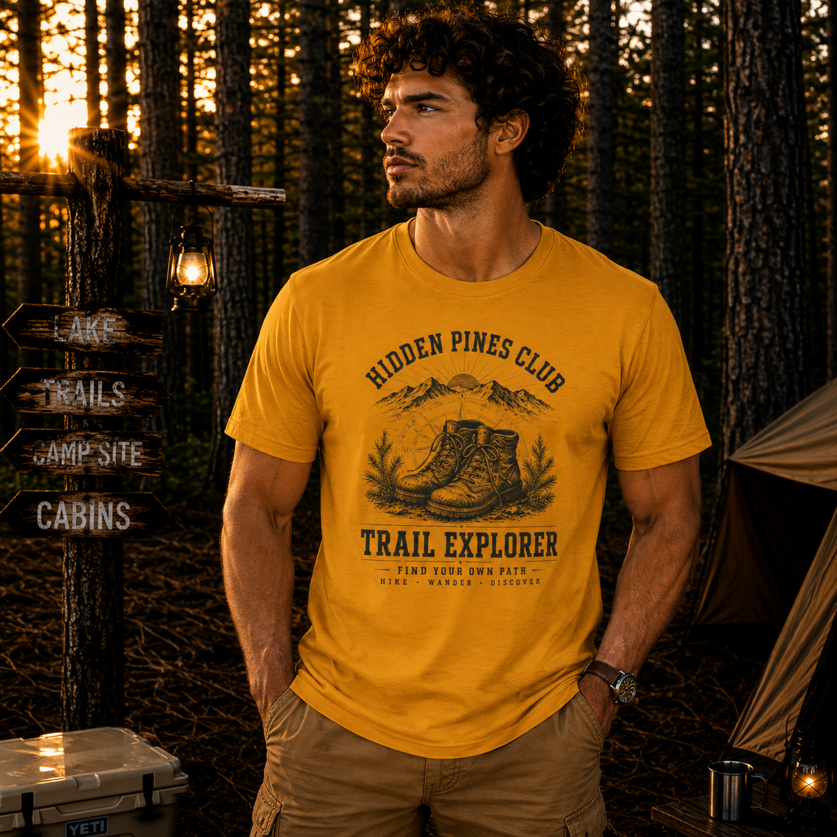 Trail Explorer Hiking Outdoor T-Shirt