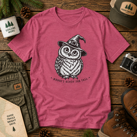 Witch Owl Halloween T-Shirt