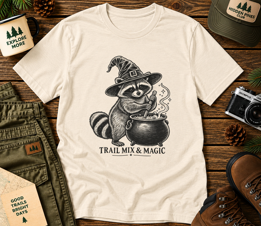 Trail Mix & Magic Raccoon T-Shirt