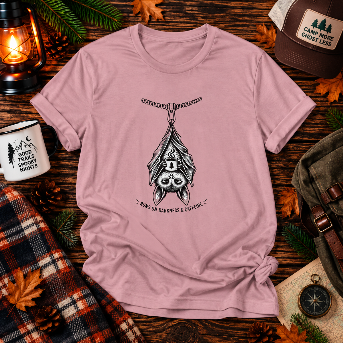 Bat Pendant Graphic T-Shirt