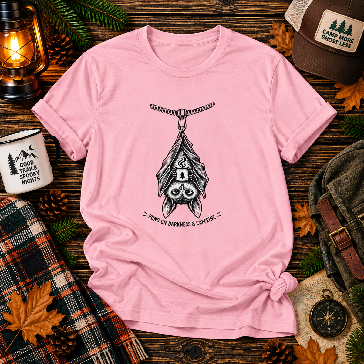 Bat Pendant Graphic T-Shirt