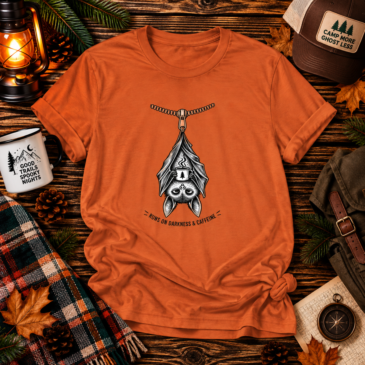 Bat Pendant Graphic T-Shirt