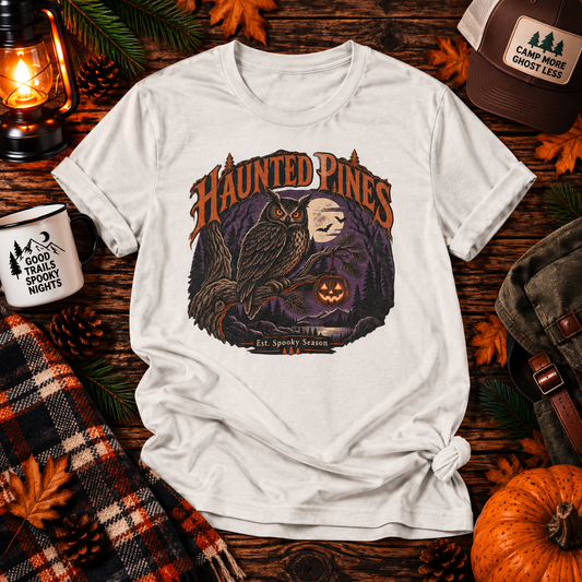 Owl, Moon & Jack-O’-Lantern Graphic T-Shirt