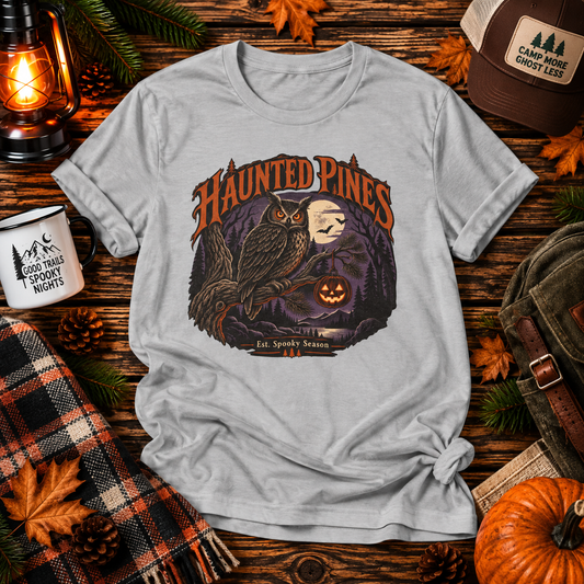 Owl, Moon & Jack-O’-Lantern Graphic T-Shirt