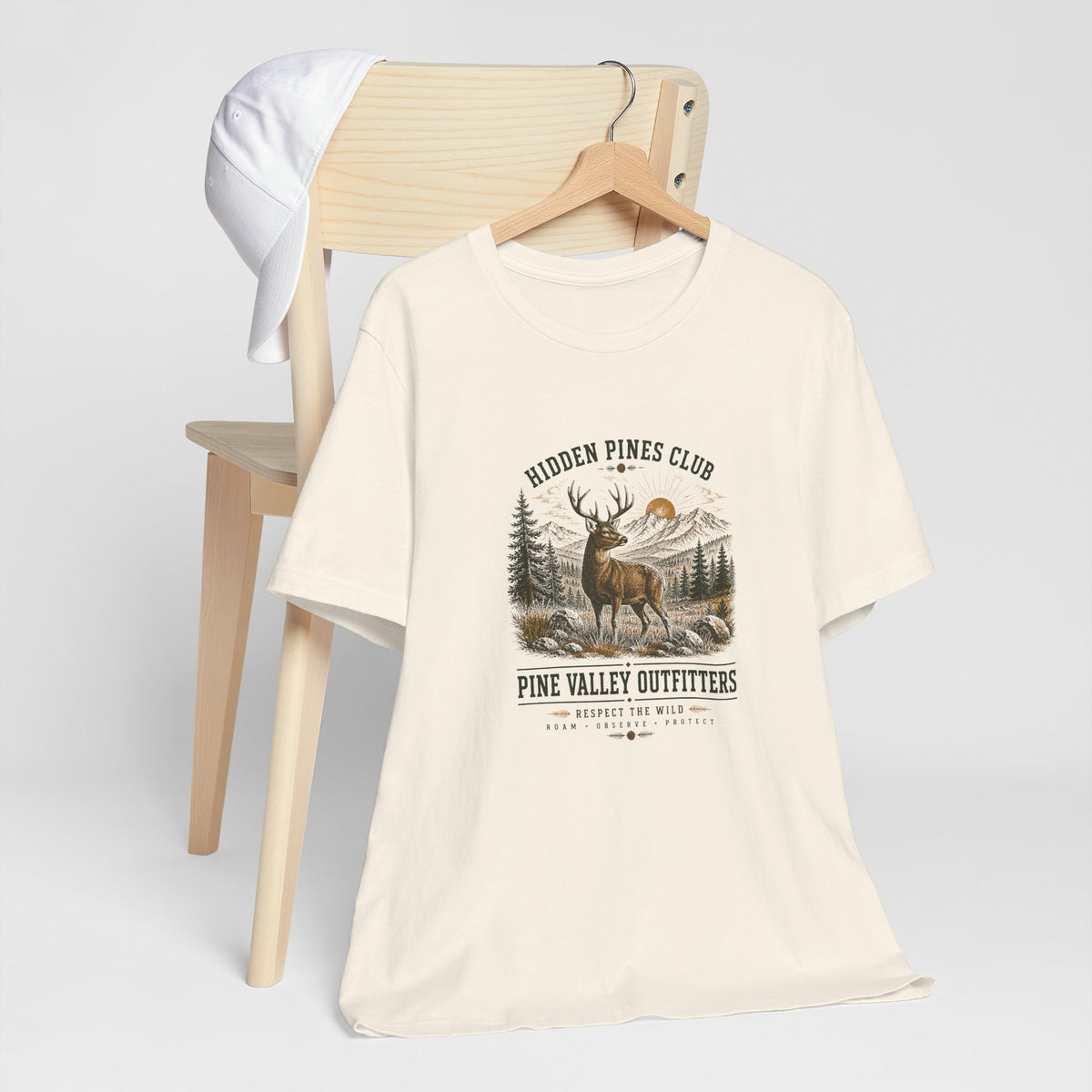 Pine Valley Outfitters Deer T-Shirt | Vintage Hunting & Outdoor Graphic Tee