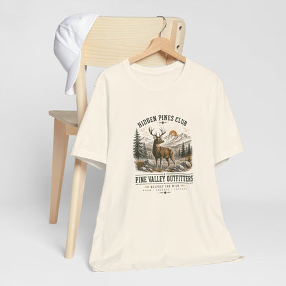 Pine Valley Outfitters Deer T-Shirt | Vintage Hunting & Outdoor Graphic Tee
