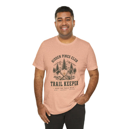 Trail Keeper Vintage Outdoor T-Shirt | Hidden Pines Club Adventure Tee