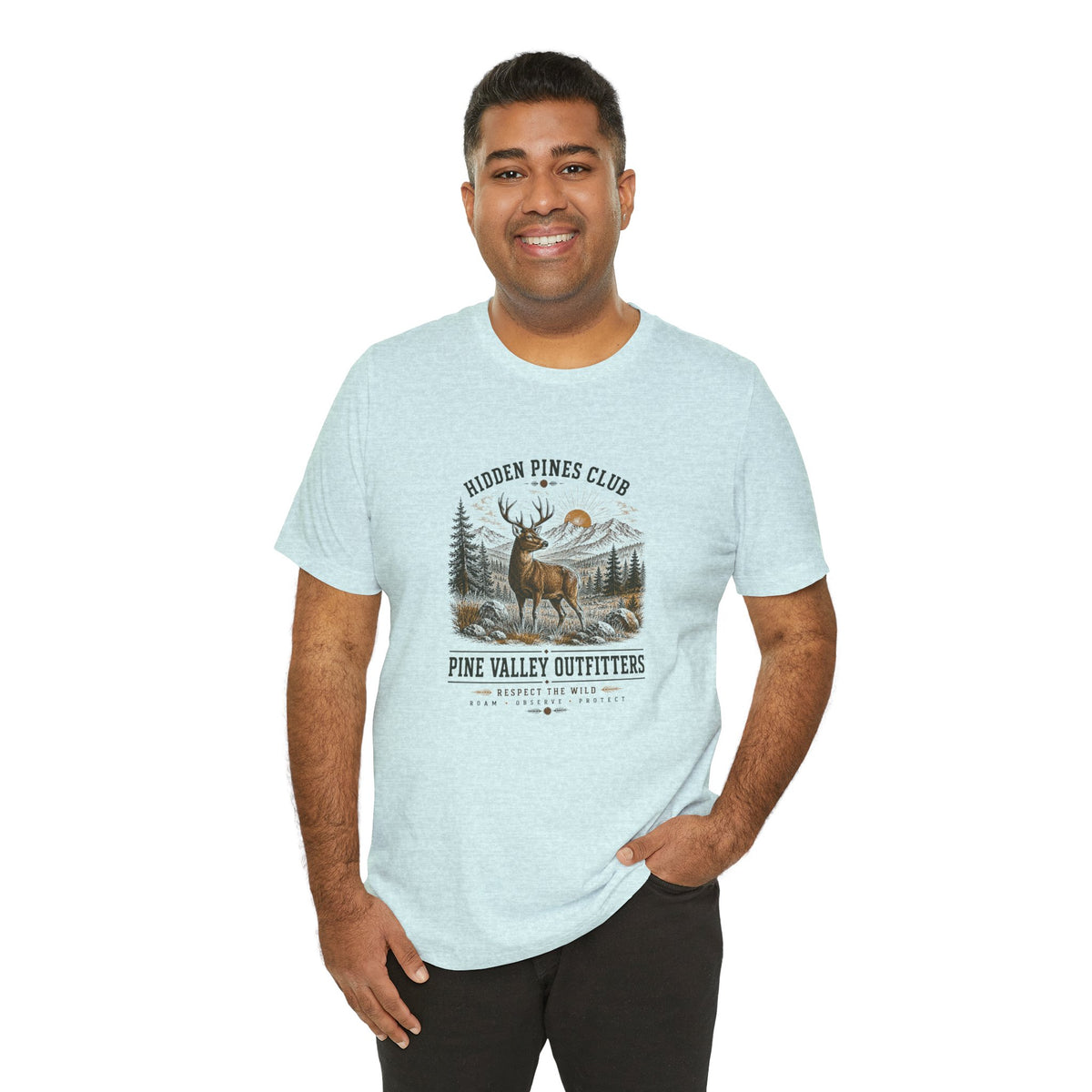 Pine Valley Outfitters Deer T-Shirt | Vintage Hunting & Outdoor Graphic Tee