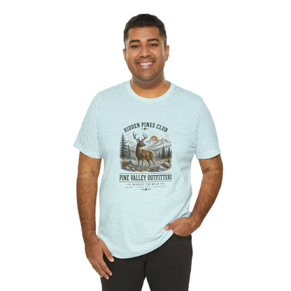 Pine Valley Outfitters Deer T-Shirt | Vintage Hunting & Outdoor Graphic Tee