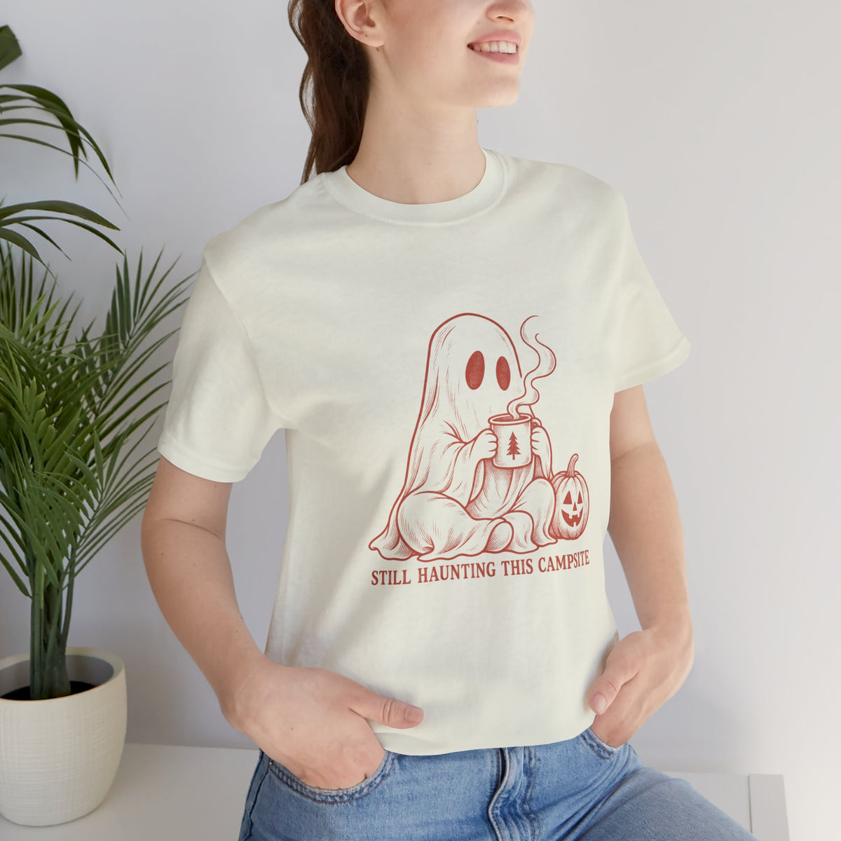 Ghost & Pumpkin Halloween T-Shirt
