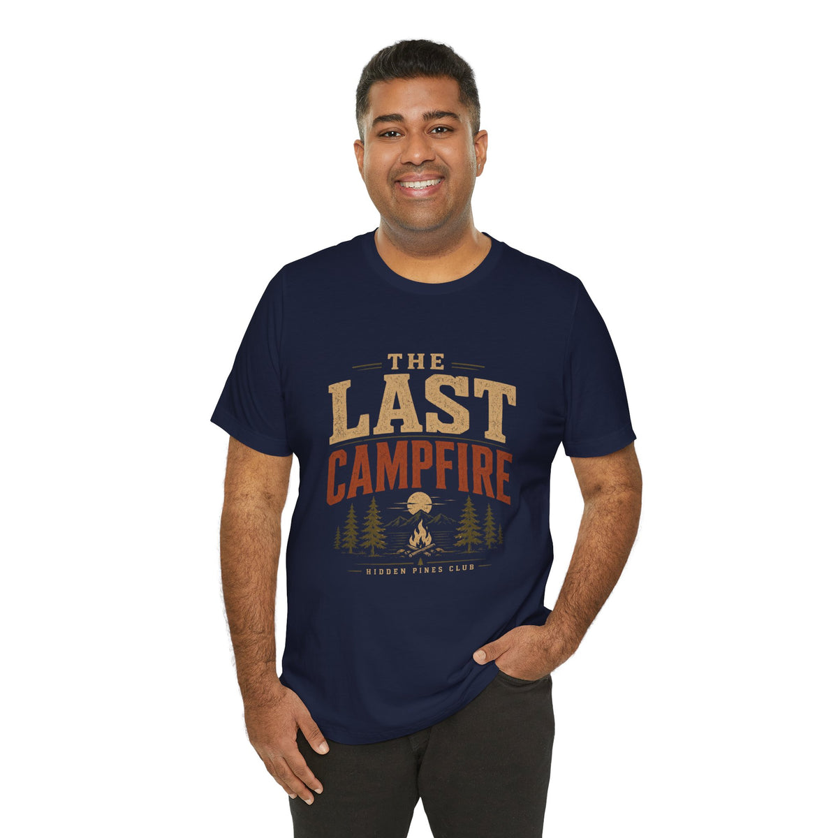 The Last Campfire Vintage Outdoor T-Shirt | Hidden Pines Club