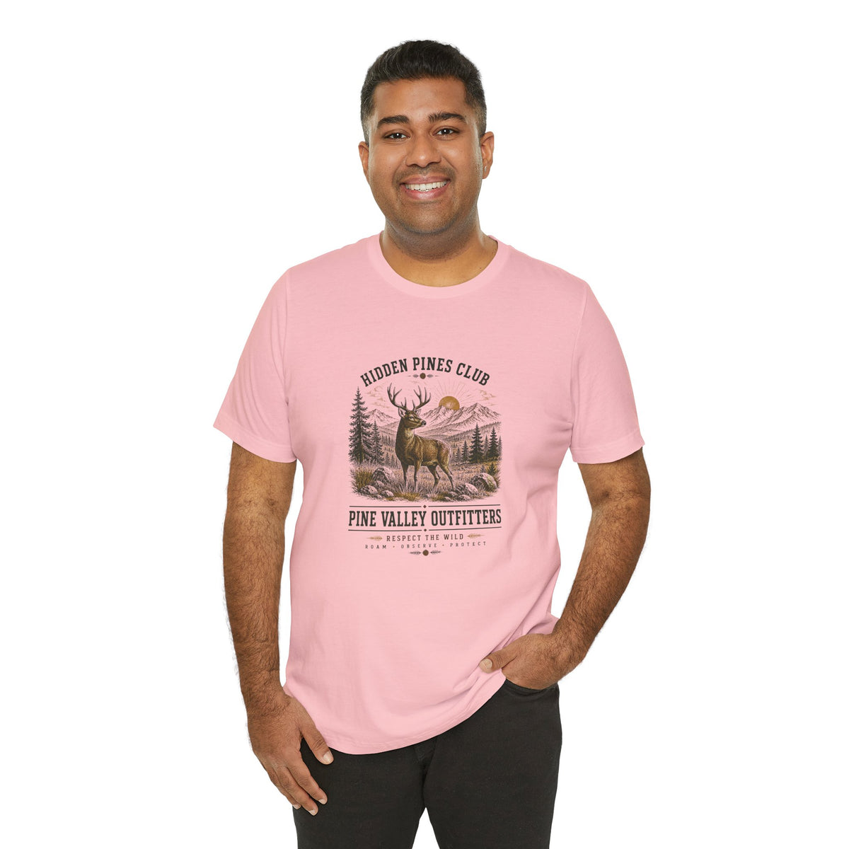 Pine Valley Outfitters Deer T-Shirt | Vintage Hunting & Outdoor Graphic Tee