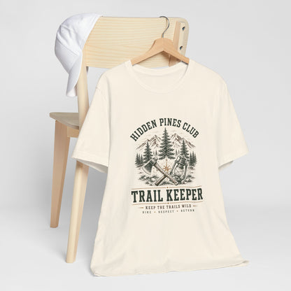 Trail Keeper Vintage Outdoor T-Shirt | Hidden Pines Club Adventure Tee