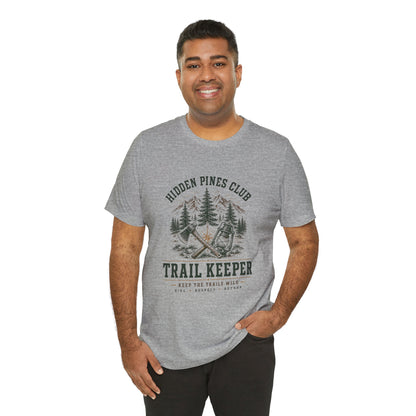 Trail Keeper Vintage Outdoor T-Shirt | Hidden Pines Club Adventure Tee