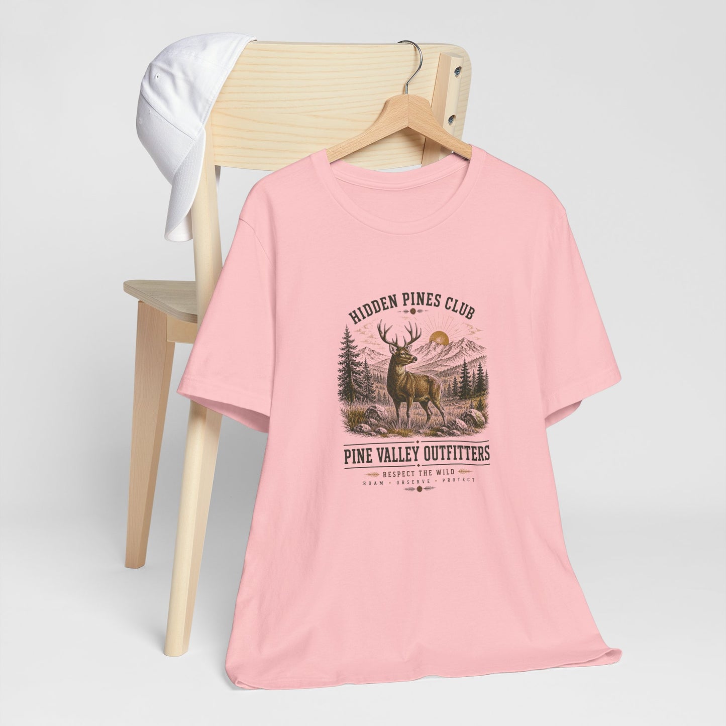 Pine Valley Outfitters Deer T-Shirt | Vintage Hunting & Outdoor Graphic Tee