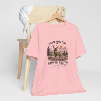 Pine Valley Outfitters Deer T-Shirt | Vintage Hunting & Outdoor Graphic Tee