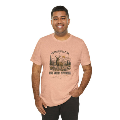 Pine Valley Outfitters Deer T-Shirt | Vintage Hunting & Outdoor Graphic Tee