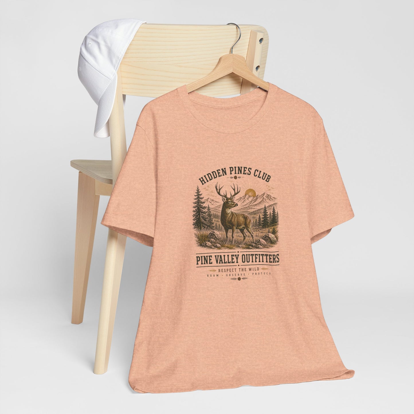 Pine Valley Outfitters Deer T-Shirt | Vintage Hunting & Outdoor Graphic Tee