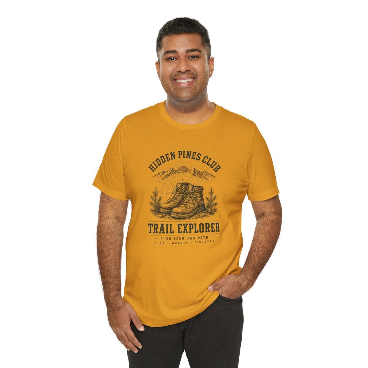Trail Explorer Hiking T-Shirt | Vintage Outdoor Adventure Graphic Tee
